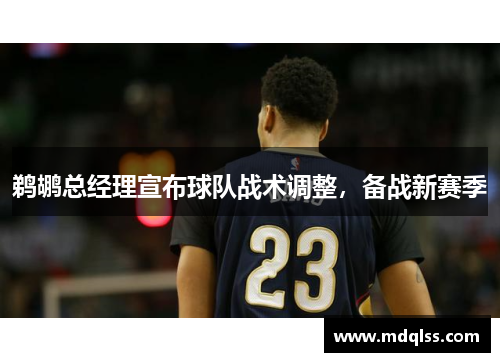 鹈鹕总经理宣布球队战术调整，备战新赛季