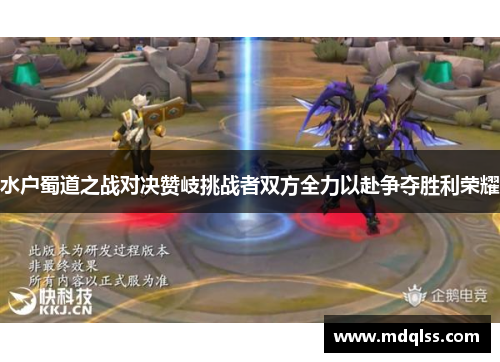 水户蜀道之战对决赞岐挑战者双方全力以赴争夺胜利荣耀